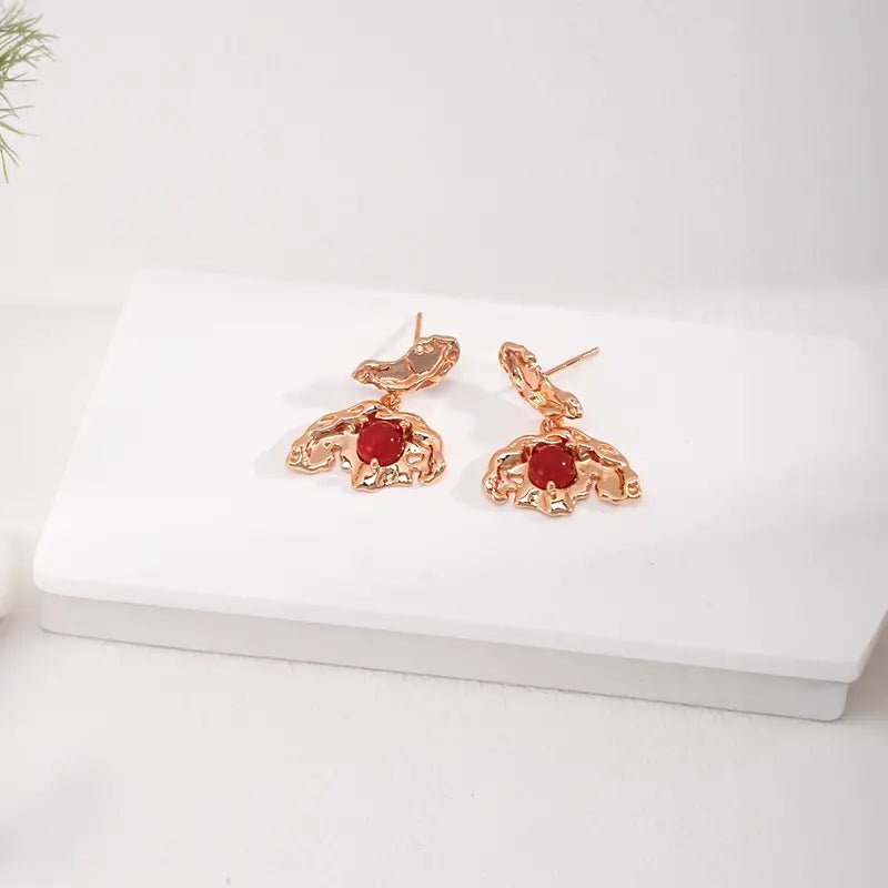 Aimee Butterfly Agate Earrings