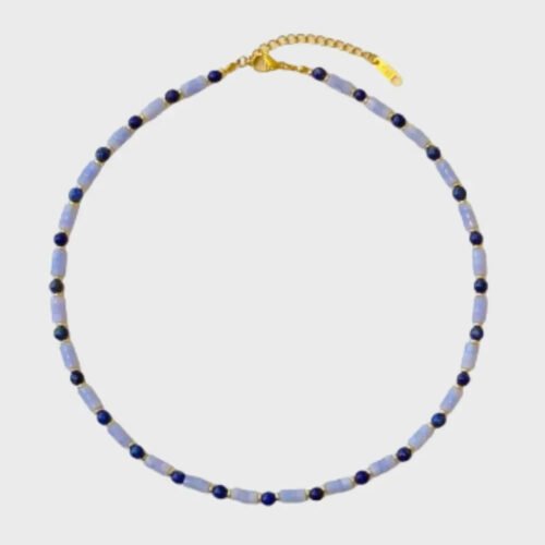 Ancient Lapis Lazuli Celeste Chain Necklace