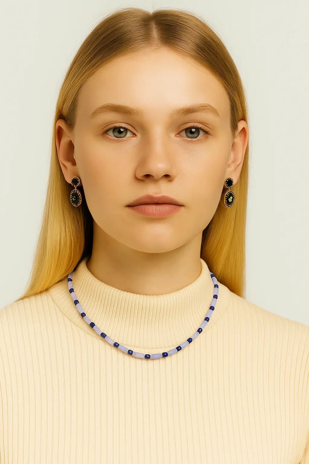 Ancient Lapis Lazuli Celeste Chain Necklace - Image 3