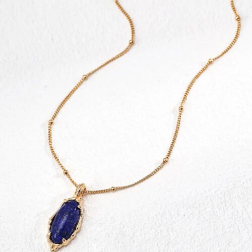 Ancient Lapis Lazuli Pendant Necklace