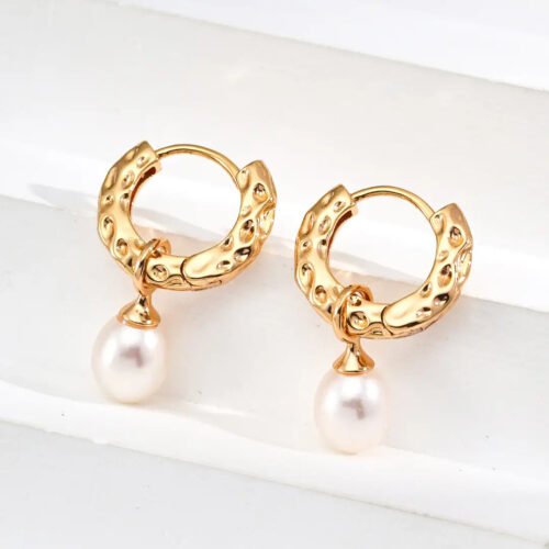 Arbor Pearl Hoop Earrings