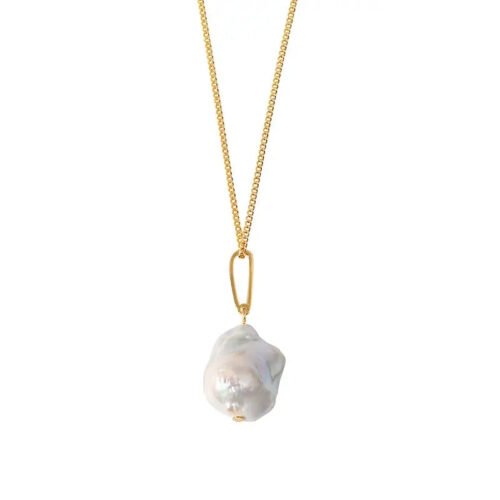 Baroque Pearl Drop Necklace