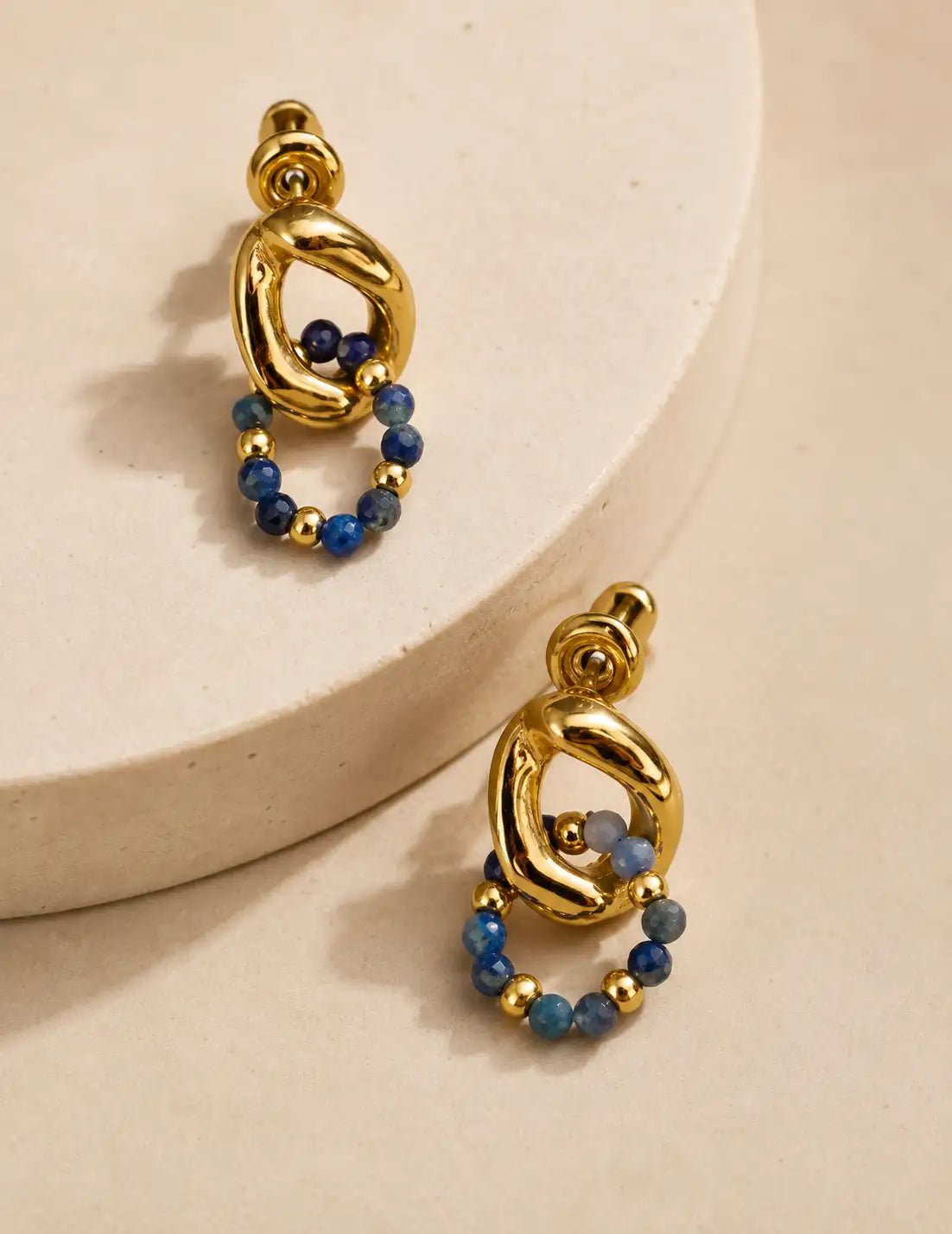 Empires Lapis Lazuli Drop Earrings - Image 6