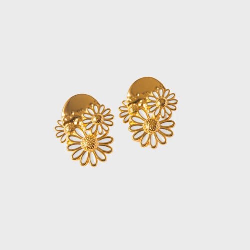 Fleur de Lune Wildflower Statement Earrings