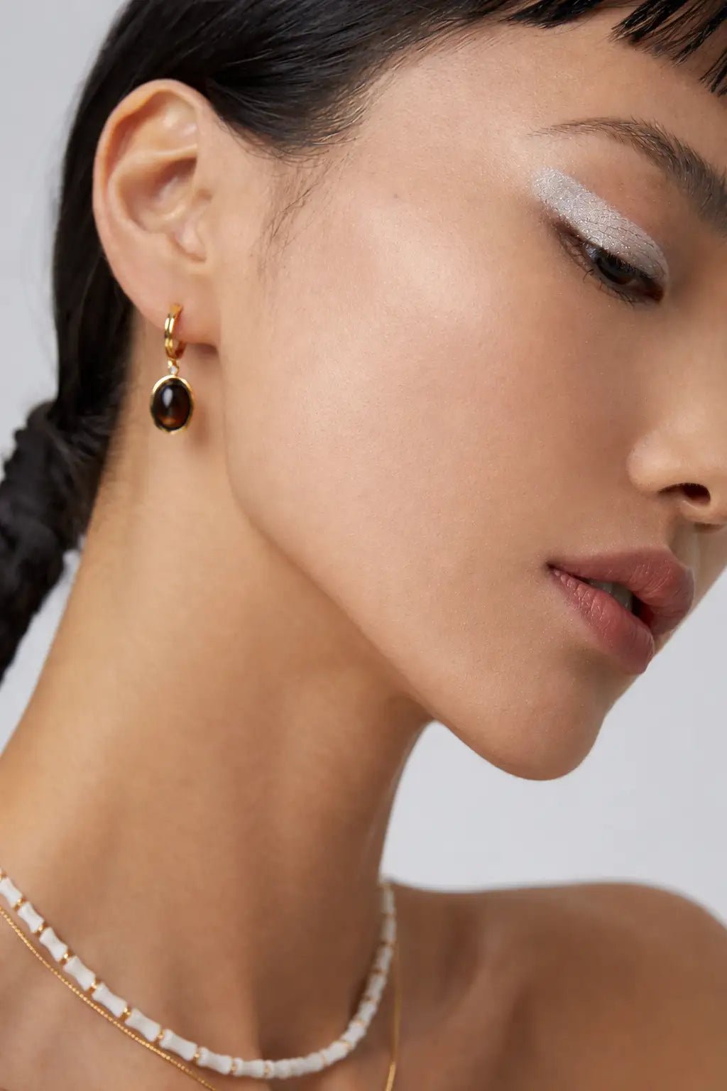 Hilldrop Tigers Eye Drop Earrings - Image 4