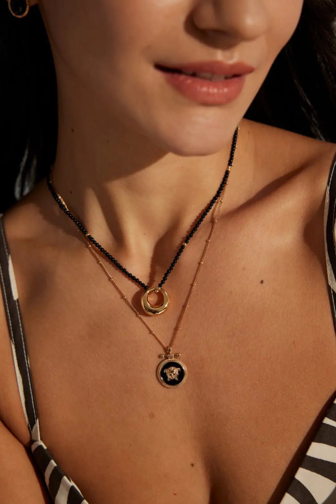 Lunar Black Onyx Pendant Necklace - Image 2