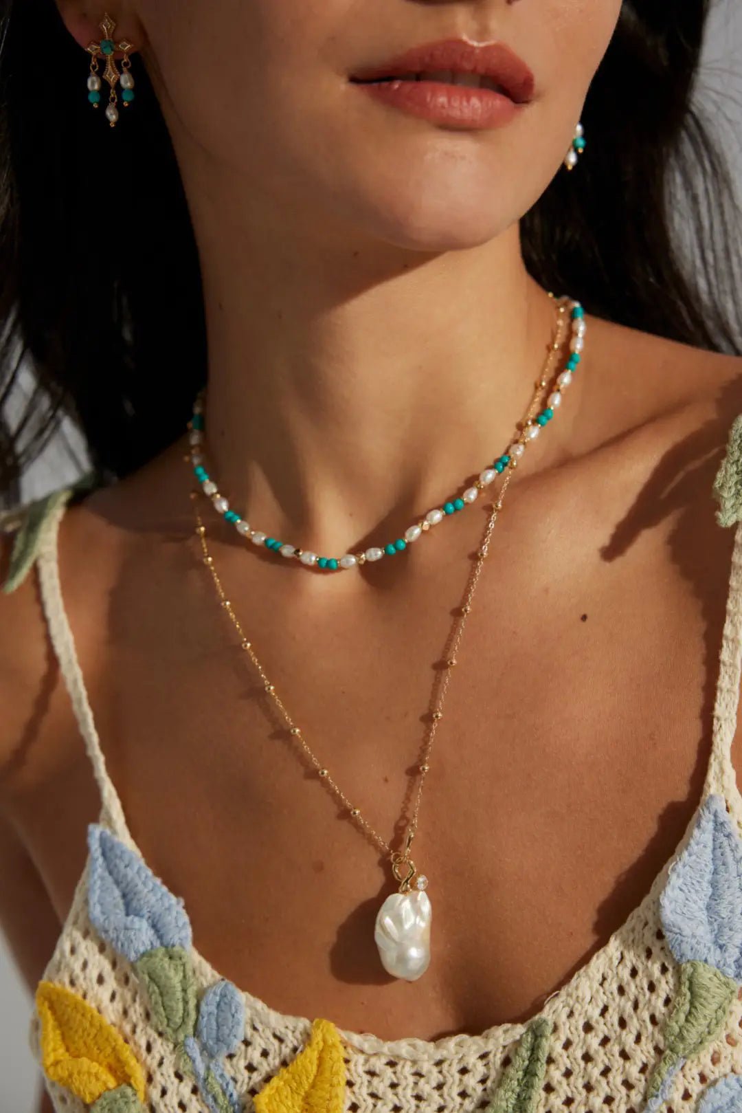 Nemesis Pearl Statement Necklace - Image 3