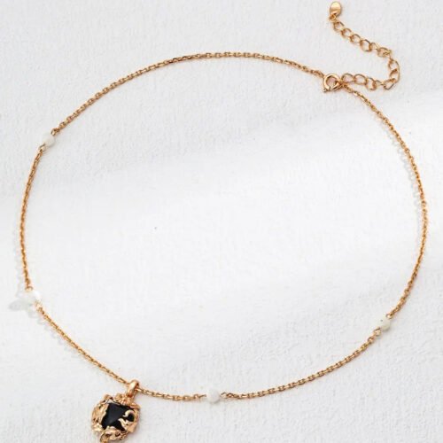 Cove Black Onyx Pendant Necklace