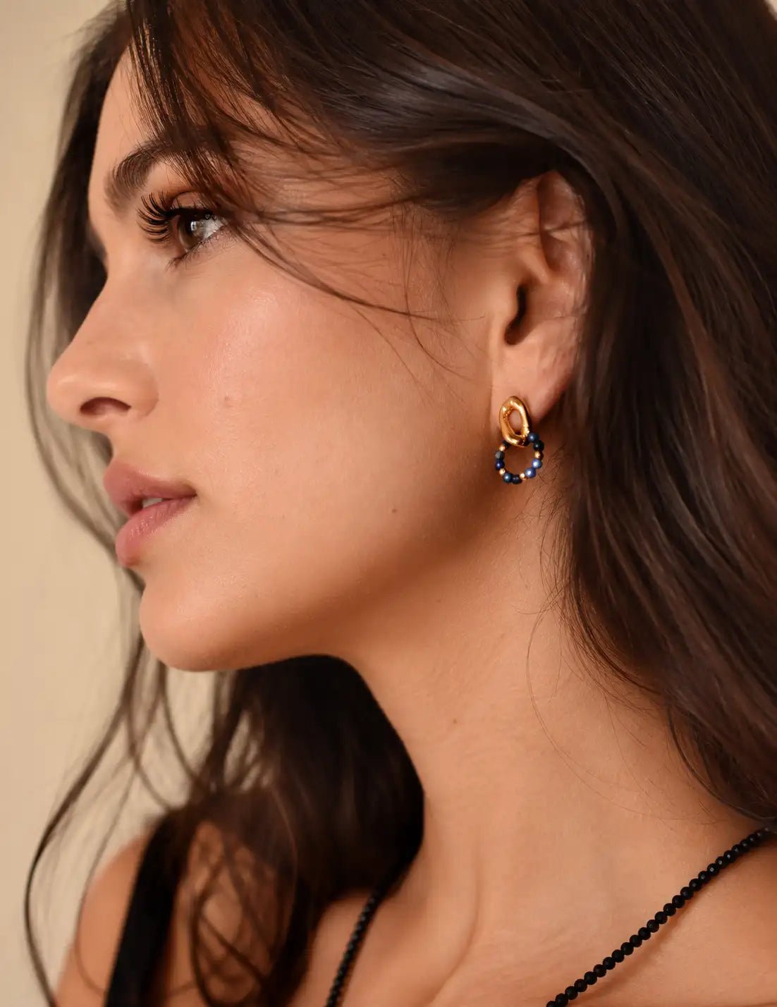 Empires Lapis Lazuli Drop Earrings - Image 2